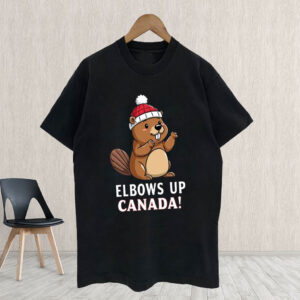 Top with Beaver & Santa Hat Canada 2025 T-Shirt