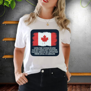 Until The United States Can Get Their Shit Together, Canada Should Be Appointed Their Legal Guardians 2025 T-Shirt