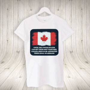 Until The United States Can Get Their Shit Together, Canada Should Be Appointed Their Legal Guardians 2025 T-Shirt